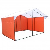 Торговая палатка «Домик» из квадратной трубы 20*20мм 4*3м